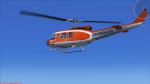 FSX/P3D  Milviz UH1H HD Okanagan Helicopters Textures